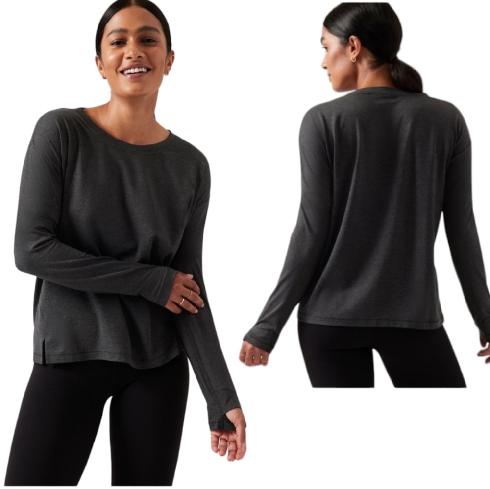 ATHLETA women's Uptempo II Top size L